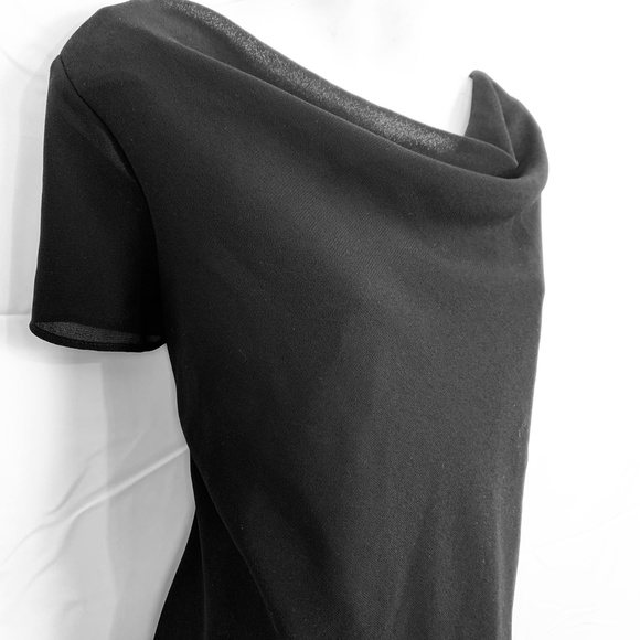 R&K ORIGINALS Lined Little Black Dress LBD sz 12 - Picture 3 of 16